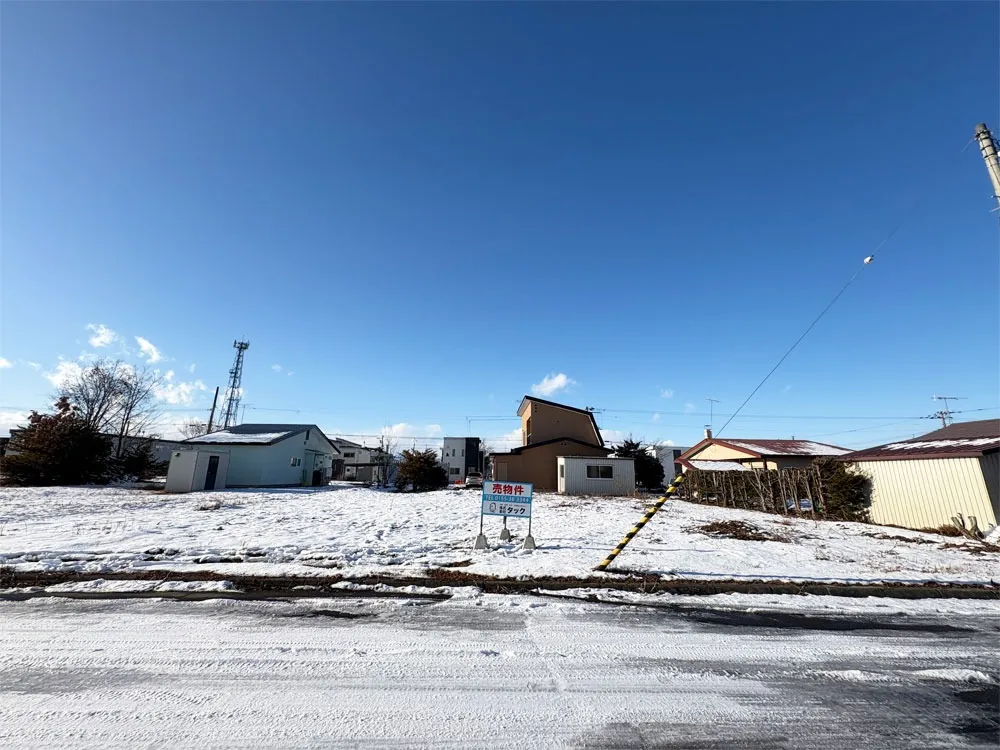 商談中※東道路　広めな約111坪の売土地　中札内村東1条北5丁目